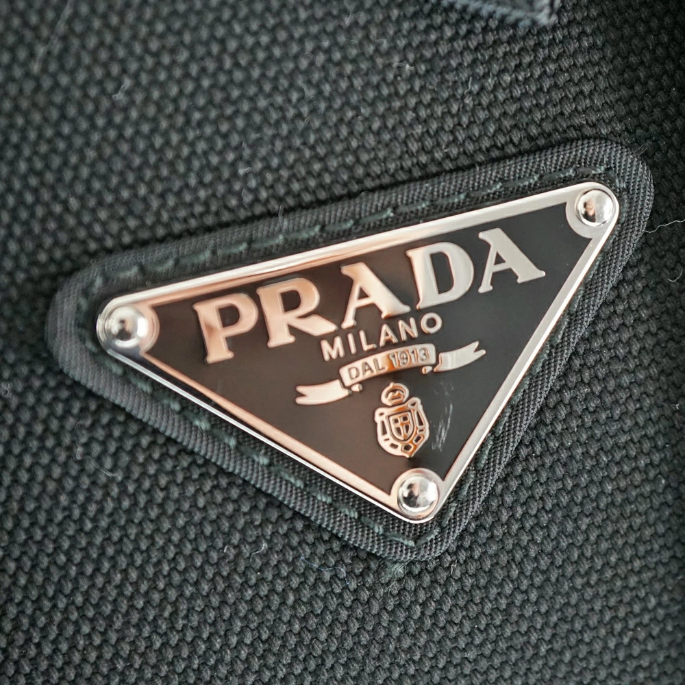 PRADA Backpack Rucksack Daypack Black Pocono Multiple Storage Sporty Bag - Picture 4 of 11